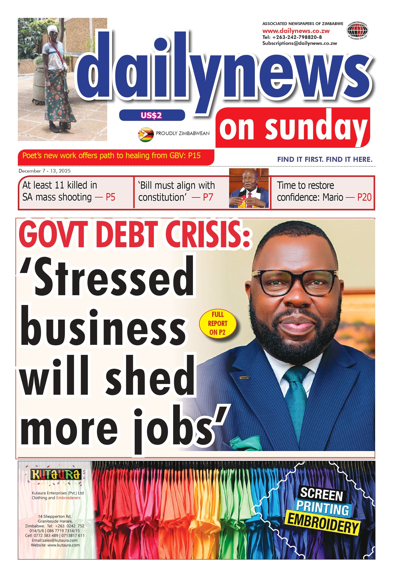 Sunday 7 December 2025